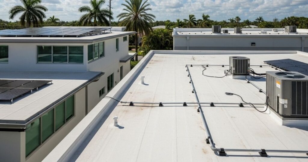 flat roof system benefits