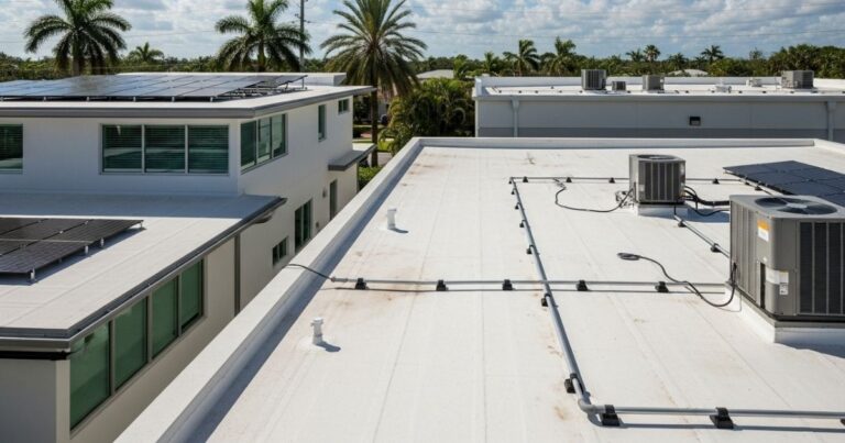 flat roof system benefits