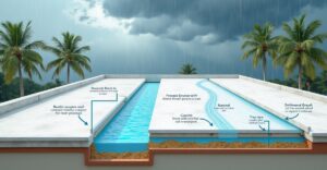 flat roof drainage explained Florida