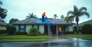 emergency roof repair cost Florida