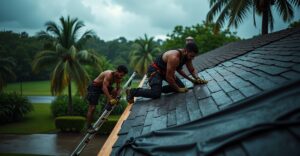 roof repair rainy season Florida