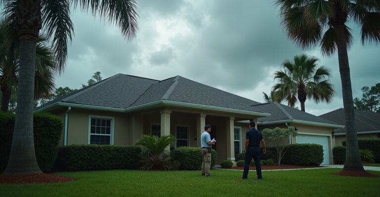 protect roof during storm Florida
