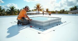 skylight installation flat roof Florida