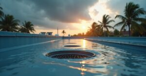 flat roof drainage solutions