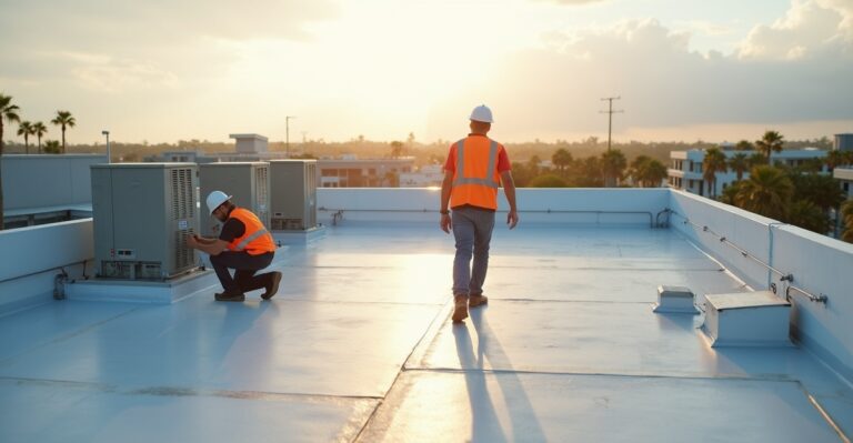 commercial roof inspection