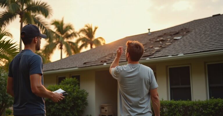 types of roof damage