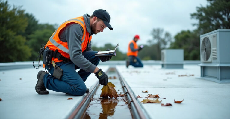 flat roof maintenance