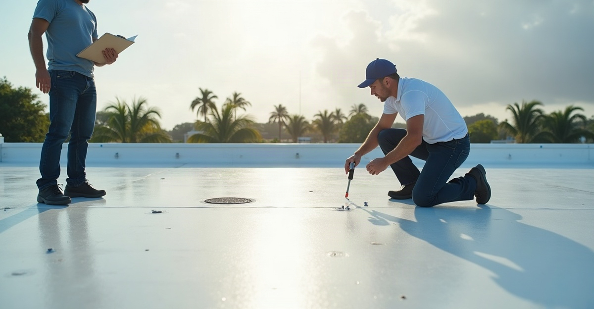 roof coating blisters